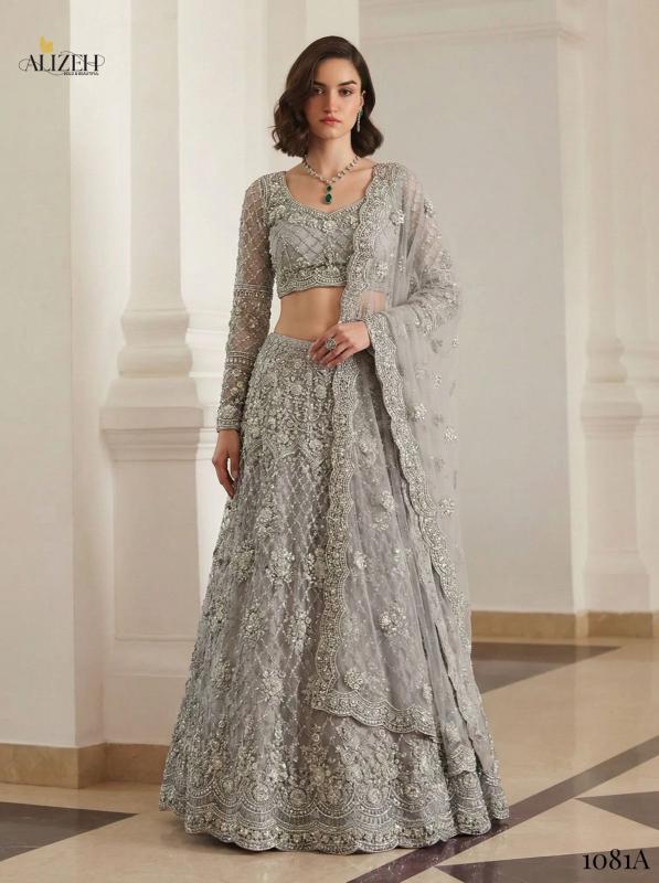 Alizeh Bridal Heritage Colours 1081 Lehenga choli retailers in Bangalore